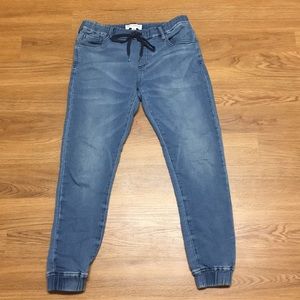 Jean joggers